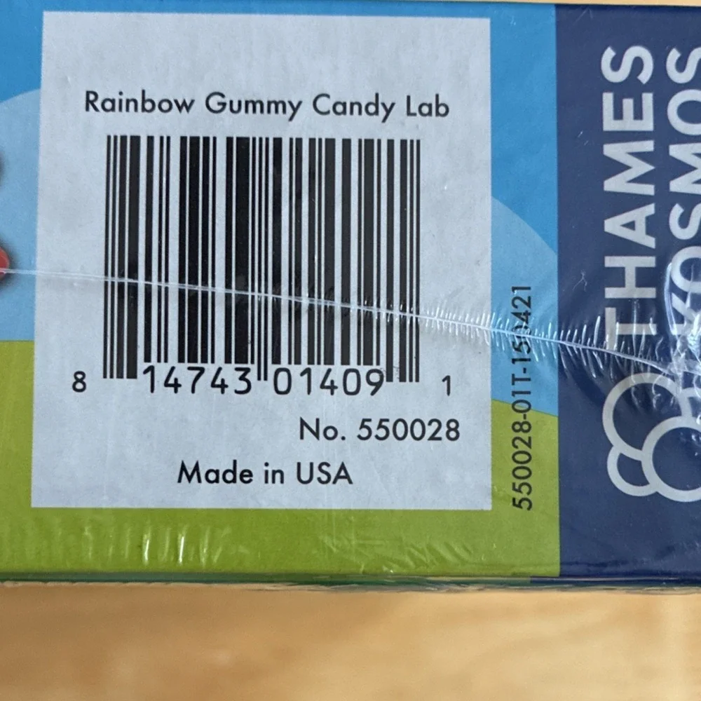 Sealed Thames & Kosmos Rainbow Gummy Candy Lab Kit Stem Experiment